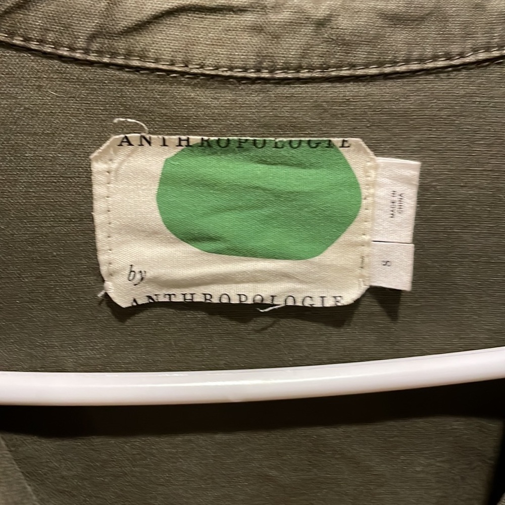 Anthropologie green jacket size small! - Picture 3 of 6